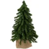 15" Potted Downswept Mini Village Pine Medium Artificial Christmas Tree, Unlit -Noel Twinkle Shop northlight v15949 76108.1683209497