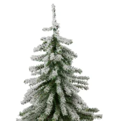 18" Potted Flocked Downswept Mini Village Pine Medium Artificial Christmas Tree - Unlit 9 18" Potted Flocked Downswept Mini Village Pine Medium Artificial Christmas Tree - Unlit -Noel Twinkle Shop northlight v15953 3 15268.1667660098