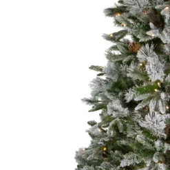 6.5' Pre-Lit LED Full Mixed Rosemary Emerald Angel Pine Artificial Christmas Tree - Clear Lights -Noel Twinkle Shop northlight v27363 1 27884.1667573610