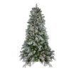 9' Pre-Lit Flocked Rosemary Emerald Angel Pine Artificial Christmas Tree - Clear LED Lights 1 9' Pre-Lit Flocked Rosemary Emerald Angel Pine Artificial Christmas Tree - Clear LED Lights -Noel Twinkle Shop northlight v27363 97292.1667573621