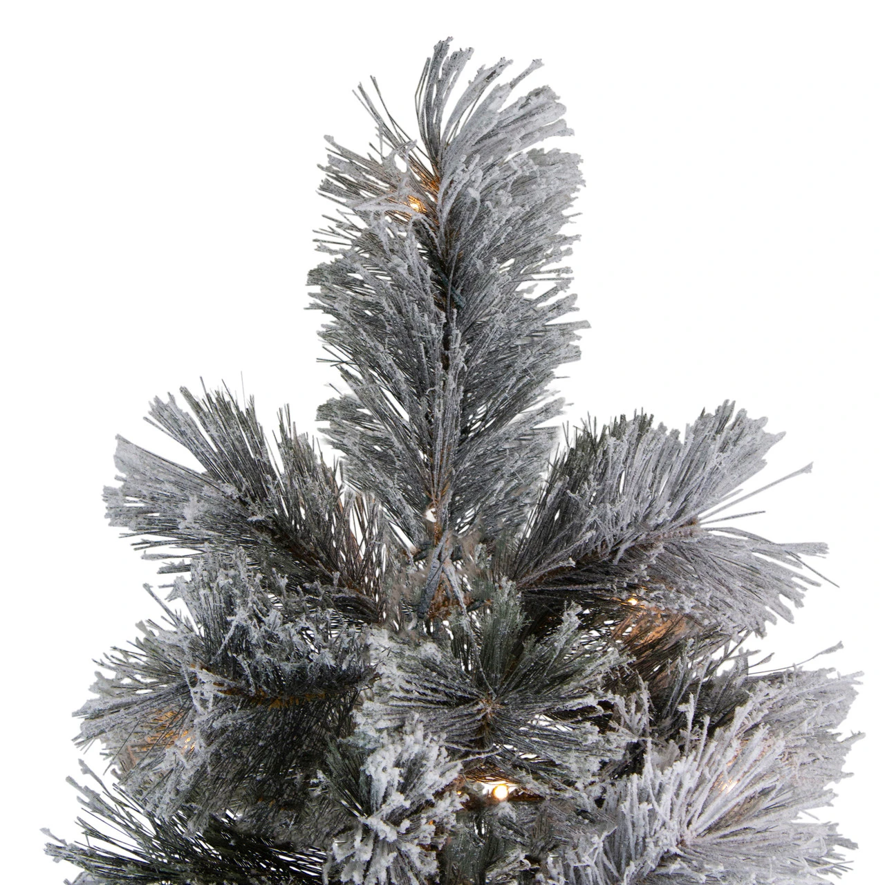 7.5' Pre-Lit Full Black Spruce Artificial Christmas Tree - Clear LED Lights 6 7.5' Pre-Lit Full Black Spruce Artificial Christmas Tree - Clear LED Lights - Image 4