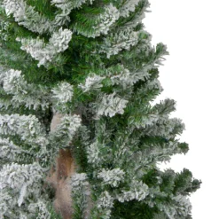 4' Flocked Alpine Artificial Christmas Tree - Unlit -Noel Twinkle Shop northlight v27438 1updated 48997.1667572698