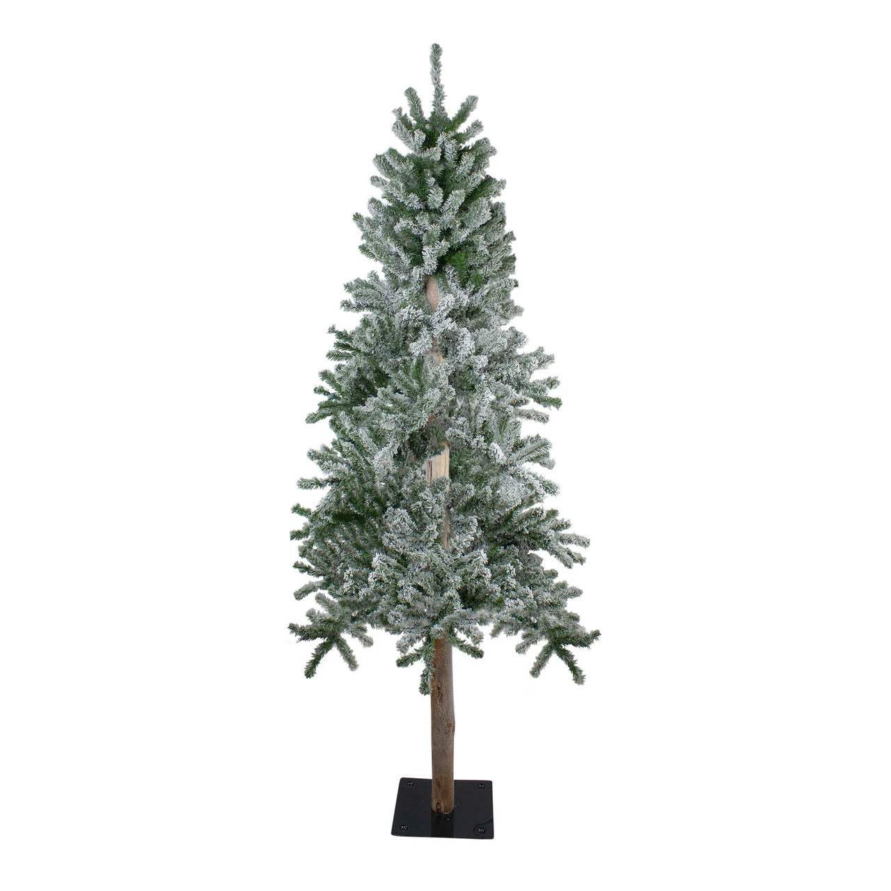 6ft Flocked Alpine Artificial Christmas Tree - Unlit 3 6ft Flocked Alpine Artificial Christmas Tree - Unlit