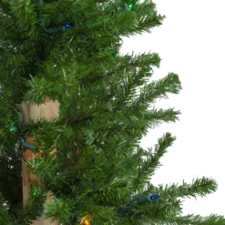 7' Pre-Lit Alpine Artificial Christmas Tree - Multi Lights -Noel Twinkle Shop northlight v27451 2update 04298.1667578068