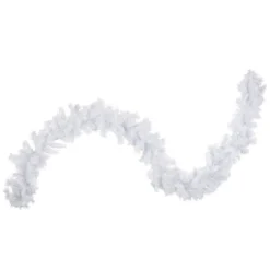 9' X 10" Icy White Iridescent Spruce Artificial Christmas Garland - Unlit