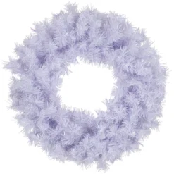 Icy White Iridescent Spruce Artificial Christmas Wreath - 18-Inch, Unlit