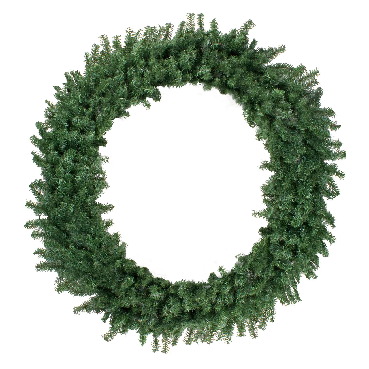 Canadian Pine Commercial Artificial Christmas Wreath, 72-Inch, Unlit 3 Canadian Pine Commercial Artificial Christmas Wreath, 72-Inch, Unlit