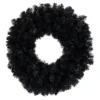 24" Black Colorado Spruce Artificial Halloween Wreath, 24-Inch, Unlit -Noel Twinkle Shop northlight v87067 1update 36284.1677570788