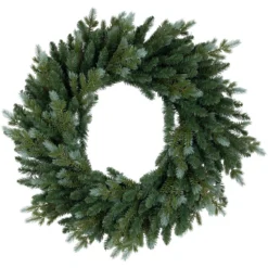 Blue Spruce Artificial Christmas Wreath, 24-Inch, Unlit