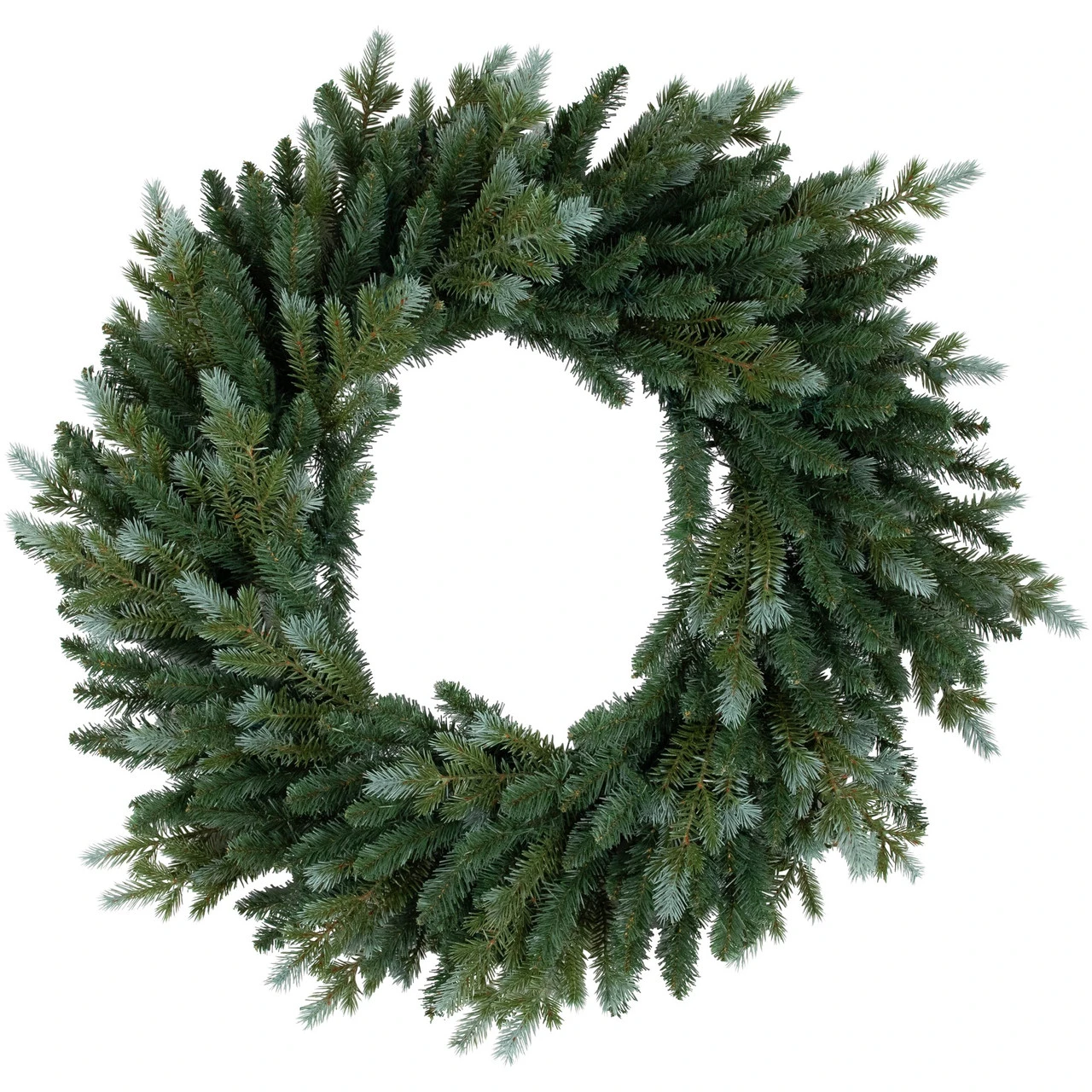 Blue Spruce Artificial Christmas Wreath, 24-Inch, Unlit 3 Blue Spruce Artificial Christmas Wreath, 24-Inch, Unlit