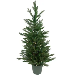 4' Pre-Lit Potted Grande SpruceArtificial Christmas Tree, Clear Lights 11 4' Pre-Lit Potted Grande SpruceArtificial Christmas Tree, Clear Lights -Noel Twinkle Shop northlight v94168 styled 60766.1681395772