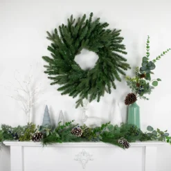 Grande Spruce Artificial Christmas Wreath, 24-Inch, Unlit 9 Grande Spruce Artificial Christmas Wreath, 24-Inch, Unlit -Noel Twinkle Shop northlight v94177 styled 09111.1681829479