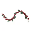 5' X 3.25" Red Berries With Leaves Artificial Christmas Garland, Unlit -Noel Twinkle Shop northlight vm02194 62144.1667530659