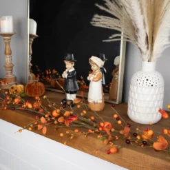 5' X 6" Autumn Harvest Berries And Leaves Rustic Twig Artificial Thanksgiving Garland - Unlit -Noel Twinkle Shop northlight vm02195 1 14748.1670956218