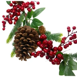 5' X 4.75" Pine Springs, Berries And Pine Cones Artificial Christmas Garland - Unlit -Noel Twinkle Shop northlight vm02197 1 21925.1667488241