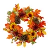 Sunflower And Pine Cone Artificial Thanksgiving Wreath - 24-Inch, Unlit -Noel Twinkle Shop northlight vm26529 updated 01713.1667487591