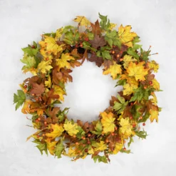 Berries And Twigs Artificial Thanksgiving Wreath Yellow 30-Inch - Unlit 10 Berries And Twigs Artificial Thanksgiving Wreath Yellow 30-Inch - Unlit -Noel Twinkle Shop northlight vm26541 ongray 08237.1678902859