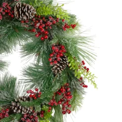 Iced Red Berries And Mixed Pine Artificial Christmas Wreath - 32 Inch, Unllit 8 Iced Red Berries And Mixed Pine Artificial Christmas Wreath - 32 Inch, Unllit -Noel Twinkle Shop northlight vm26542 1 99525.1667624216