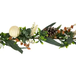 5' X 6" Green Gourds And Foliage Artificial Fall Harvest Garland - Unlit -Noel Twinkle Shop northlight vm26549 02 00912.1684342828