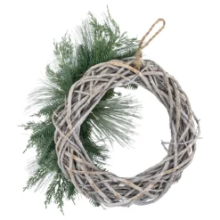 Frosted Pine Cone And Foliage Artificial Christmas Twig Wreath, 15 Inch, Unlit 9 Frosted Pine Cone And Foliage Artificial Christmas Twig Wreath, 15 Inch, Unlit -Noel Twinkle Shop northlight vm26558 4updated 66268.1667489530