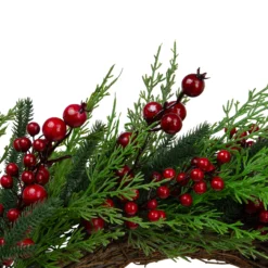 Mixed Pine And Berries Artificial Christmas Wreath - 26 Inch, Unlit 9 Mixed Pine And Berries Artificial Christmas Wreath - 26 Inch, Unlit -Noel Twinkle Shop northlight vm26563 2 08584.1667572667