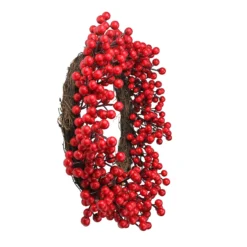 Crimson And Merlot Red Berries Artificial Winter Christmas Wreath - 16-Inch, Unlit 7 Crimson And Merlot Red Berries Artificial Winter Christmas Wreath - 16-Inch, Unlit -Noel Twinkle Shop northlight vm37807 1 11753.1667659925