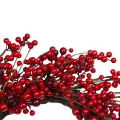 Red Berry Artificial Christmas Twig Wreath - 20-Inch, Unlit 9 Red Berry Artificial Christmas Twig Wreath - 20-Inch, Unlit -Noel Twinkle Shop northlight vm37811 2 52895.1667488393