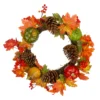 Leaves, Pine Cones And Pumpkins Artificial Fall Harvest Wreath - 20-Inch, Unlit 2 Leaves, Pine Cones And Pumpkins Artificial Fall Harvest Wreath - 20-Inch, Unlit -Noel Twinkle Shop northlight vm37829 29778.1667597251