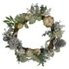Neutral Colored Pumpkin And Pine Cones Fall Harvest Wreath - 18-Inch, Unlit -Noel Twinkle Shop northlight vm89189 updated 82631.1667510462