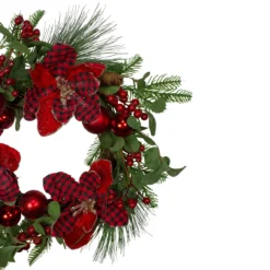 Magnolia And Red Berries Artificial Christmas Wreath - 22-Inch, Unlit 13 Magnolia And Red Berries Artificial Christmas Wreath - 22-Inch, Unlit -Noel Twinkle Shop northlight vm89233 2 updated 82949.1669907719