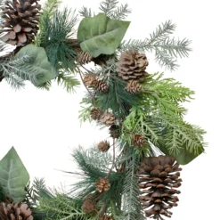 Pine Cone And Cedar Artificial Christmas Wreath - 20-Inch, Unlit -Noel Twinkle Shop northlight vm89278 1 14978.1667576302