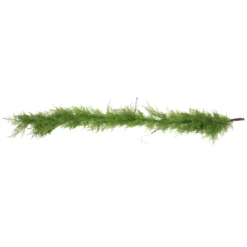 5' X 8" Green And Brown Cedar Artificial Christmas Garland - Unlit
