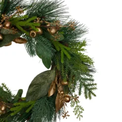 Leaves, Berry And Cedar Artificial Christmas Wreath - 20-Inch, Unlit 9 Leaves, Berry And Cedar Artificial Christmas Wreath - 20-Inch, Unlit -Noel Twinkle Shop northlight vm90075 2 updated 36026.1667490807