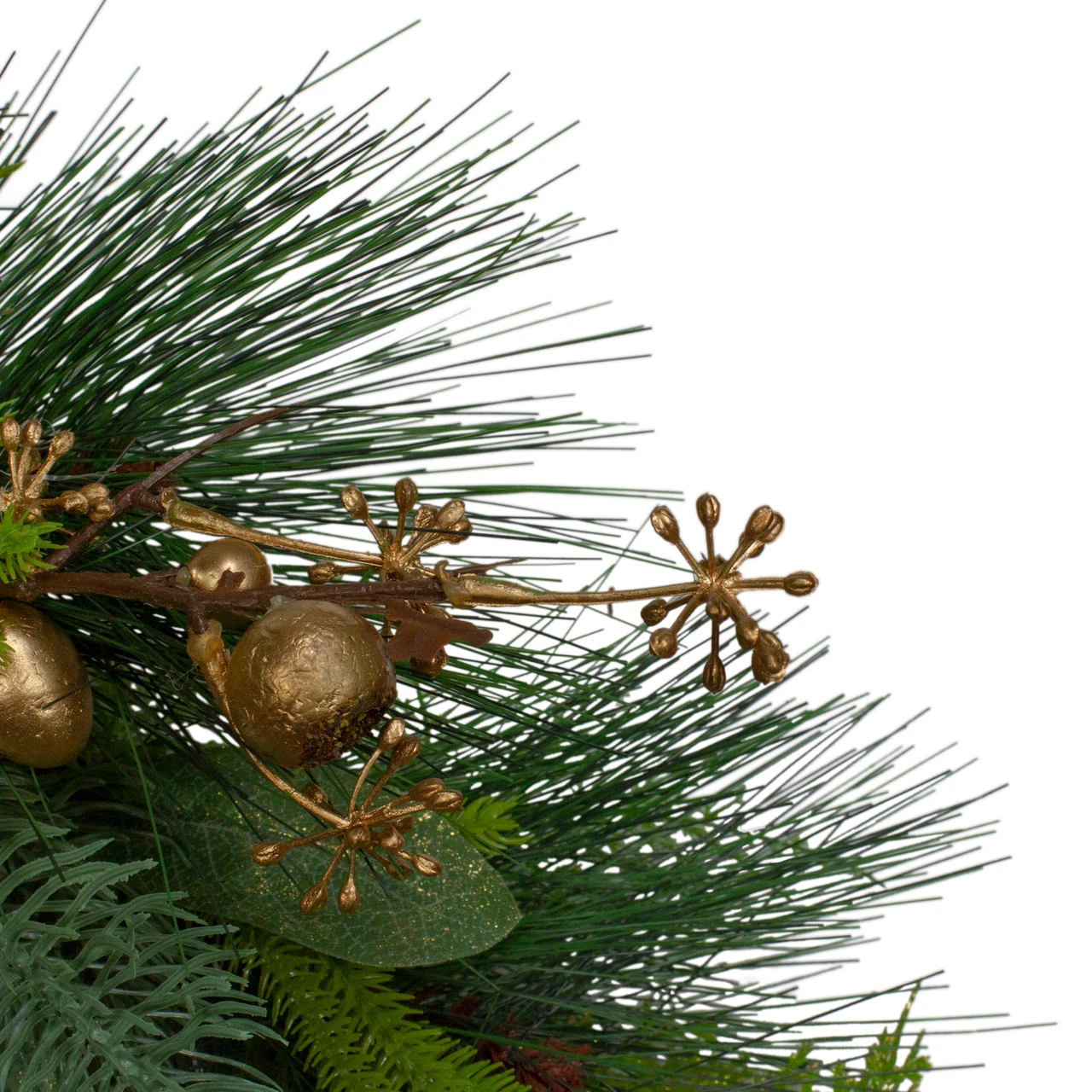 Leaves, Berry And Cedar Artificial Christmas Wreath - 20-Inch, Unlit 5 Leaves, Berry And Cedar Artificial Christmas Wreath - 20-Inch, Unlit - Image 3