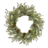 Frosted Pine And Pinecone Christmas Wreath, 30-Inch, Unlit -Noel Twinkle Shop northlight vm92763 1 36353.1667554477