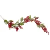 5' X 8" Frosted Pine And Red Berry Christmas Garland - Unlit -Noel Twinkle Shop northlight vm92777 1 84650.1667554484