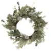 White Berry, Eucalyptus And Pinecone Christmas Wreath, 20-Inch, Unlit