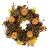 Pinecone And Pumpkin Autumn Harvest Wreath, 13.5-Inch, Unlit 2 Pinecone And Pumpkin Autumn Harvest Wreath, 13.5-Inch, Unlit -Noel Twinkle Shop northlight vm92784 1 73332.1667517377