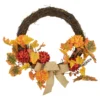 Fall Foliage With Mum Flowers Artificial Thanksgiving Twig Wreath, 20-Inch 2 Fall Foliage With Mum Flowers Artificial Thanksgiving Twig Wreath, 20-Inch -Noel Twinkle Shop northlight x6540 gd 1new 62205.1667586588