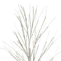 6' LED Lighted White Christmas Twig Tree - Warm White Lights 14 6' LED Lighted White Christmas Twig Tree - Warm White Lights -Noel Twinkle Shop northlight xt92223 2 updated 40731.1667530347