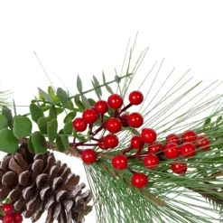 5' X 10" Berry Pine And Eucalyptus Artificial Christmas Garland - Unlit 8 5' X 10" Berry Pine And Eucalyptus Artificial Christmas Garland - Unlit -Noel Twinkle Shop northlight yk87867 2 23620.1667530470