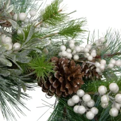 Glittered White Berry And Pinecone Artificial Christmas Wreath, 30-Inch, Unlit 6 Glittered White Berry And Pinecone Artificial Christmas Wreath, 30-Inch, Unlit -Noel Twinkle Shop northlight yk87877 3 sample 10359.1667530472