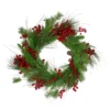 24-Inch Mixed Pine And Red Berry Artificial Christmas Wreath - Unlit -Noel Twinkle Shop northlight yk87886 38547.1667576910