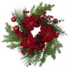 Artificial Red Berry And Poinsettia Christmas Wreath, 22-Inch, Unlit 1 Artificial Red Berry And Poinsettia Christmas Wreath, 22-Inch, Unlit -Noel Twinkle Shop northlight yk93229 1 15417.1667535783