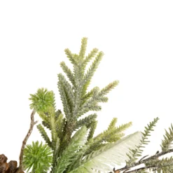 5' X 8" Artificial Christmas Garland With With Frosted Foliage And Pine Cones, Unlit -Noel Twinkle Shop northlight yk93240 2 35731.1667530212