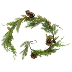 5' Assorted Pine And Pinecone Artificial Christmas Garland, Unlit -Noel Twinkle Shop northlight yk93254 1 62958.1671227554