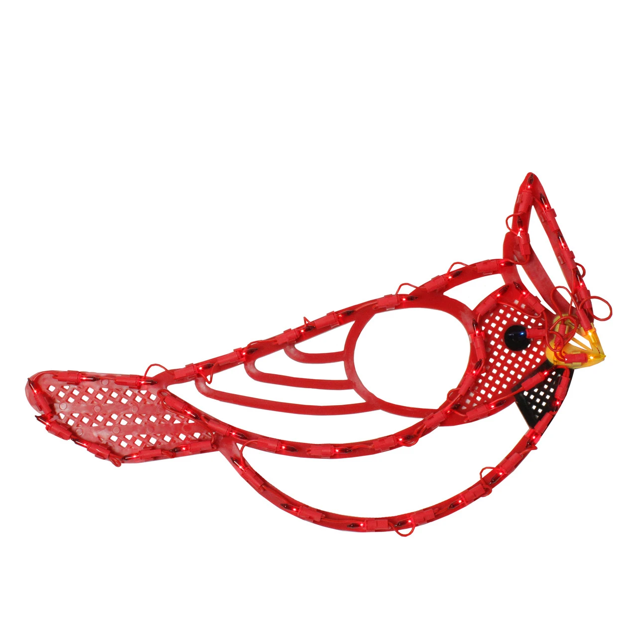 12.5" Lighted Red Cardinal Bird Christmas Window Silhouette 3 12.5" Lighted Red Cardinal Bird Christmas Window Silhouette