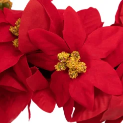 6' X 3" Red Artificial Poinsettia Floral Christmas Garland - Unlit 11 6' X 3" Red Artificial Poinsettia Floral Christmas Garland - Unlit -Noel Twinkle Shop northlight ys28028 3 50767.1680556134