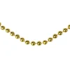 33ft X 10mm Shiny Gold Round Beaded Christmas Garland -Noel Twinkle Shop northlight ys28287 1 28405.1667530596