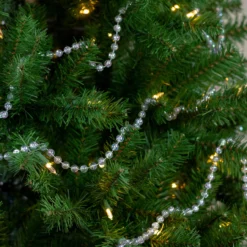 33' X .5"Clear Iridescent Beaded Artificial Christmas Garland, Unlit -Noel Twinkle Shop northlight ys28303 3 67062.1686849228